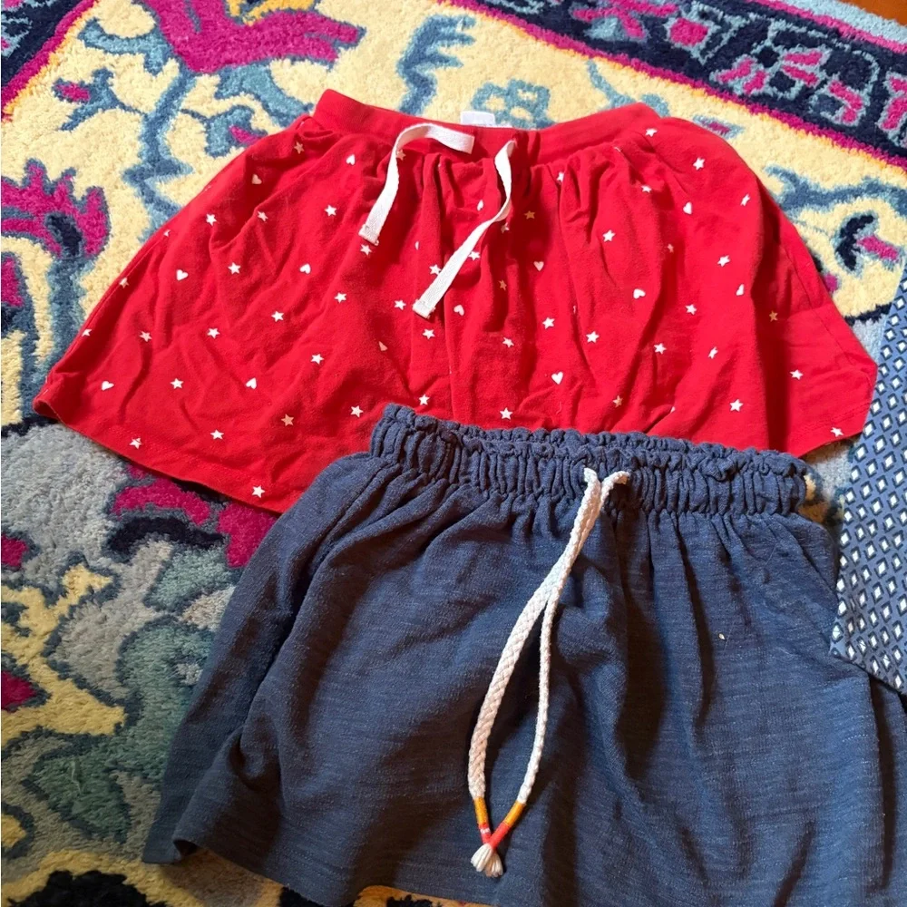 Gymboree Carter’s Girls skirts leggings crop 4T bundle lot summer skort set